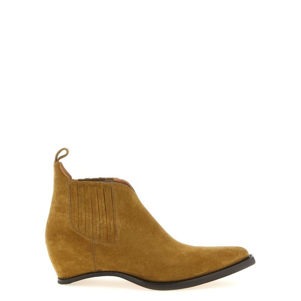 Maison Margiela Brown Bovine Leather Ankle Men's Boots